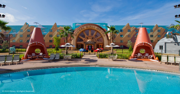 The Cozy Cone Pool at Disney's Art of Animation Resort